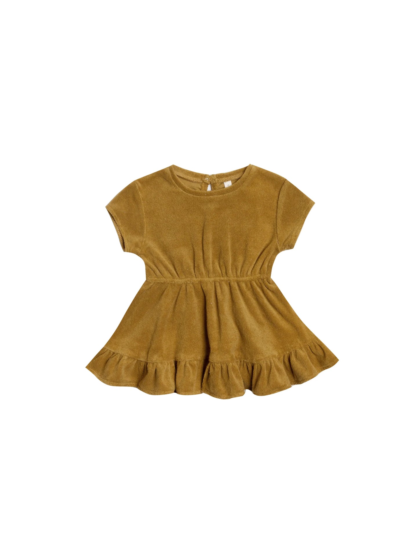 QUINCY MAE TERRY DRESS / OCRE