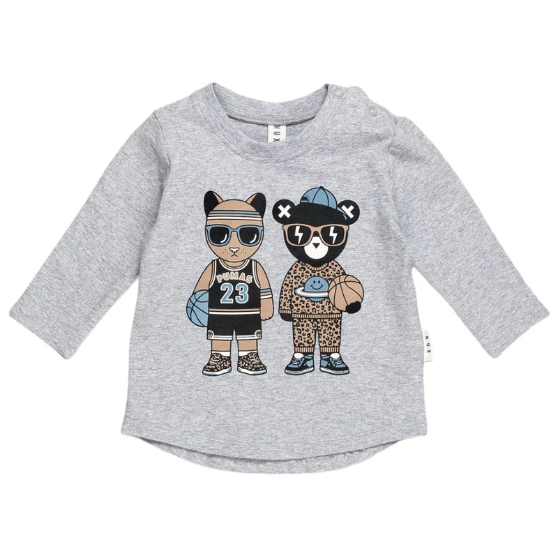 B-ball Pals Long Sleeve Tshirt by Huxbaby