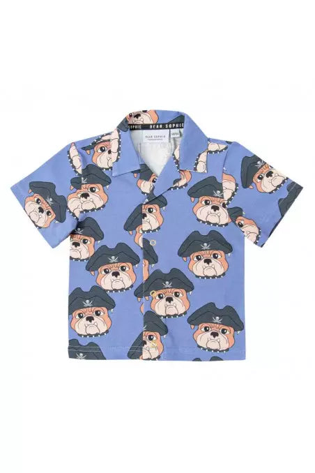 DOG THE PIRATE BLUE SHIRT by Dear Sophie