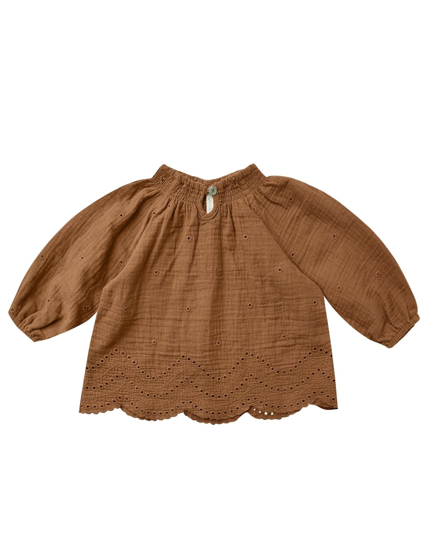 Rylee + Cru Quincy Blouse In Rust