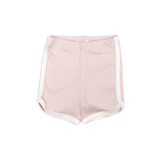 Tun Tun RIBBED SHORT SHELL PINK & NATURAL